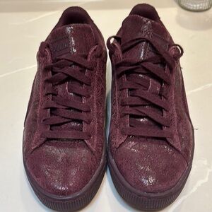 Puma Women's Sneakers in Burgundy